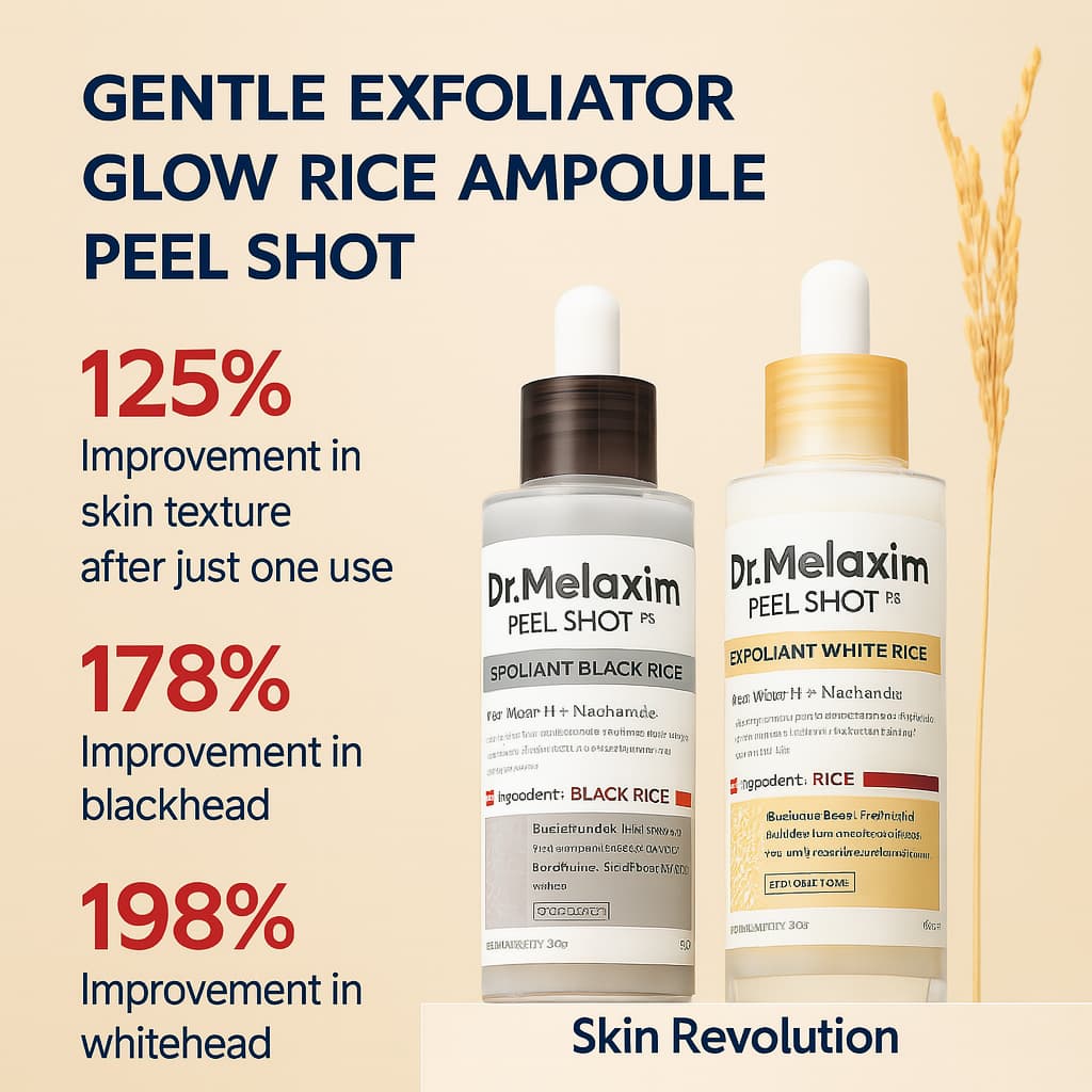 Glow Rice Ampoule Duo - Brightening & Exfoliating Serum (2 x 80ml)